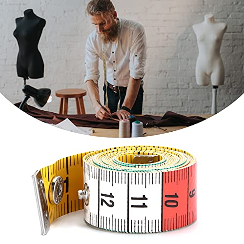 Fita métrica do corpo, marcações claras Fita métrica macia para costura de tecido sob medida tricô d