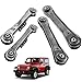 maXpeedingrods Rear Upper Lower Control Arms Assembly for Jeep Wrangler TJ 1997-2006, K620246 K640734 52088654AB Rear Left & Right Side Suspension Kit - Set of 4