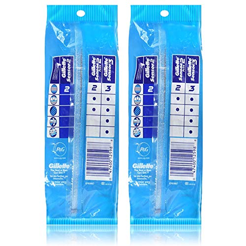 Image of Gillette Sensor2 Disposable Razors 12 ea.(Pack of 2)