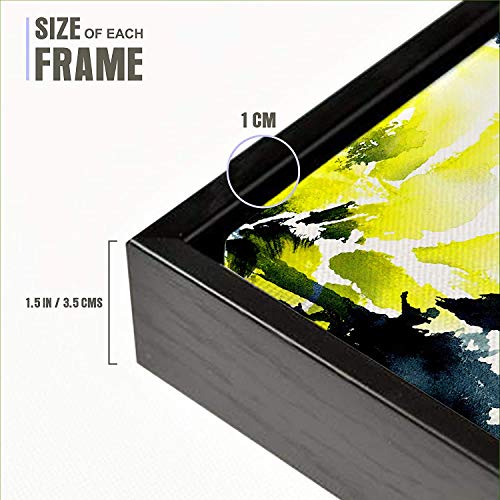 Image of PRINTELLIGENT Luxury Wall Art Floating Frame Canvas Painting 18 x 18 Inch (B)