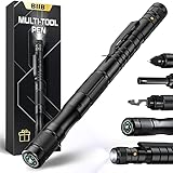 BIIB Geschenke für Männer, Valentinstag Geschenk für Ihn, Männer Geschenke zum Männertag Geschenke für Papa Geschenk, Taktischer Stift Multitool Pen mit Kompass, Vatertagsgeschenk, Weihnachtsgeschenke