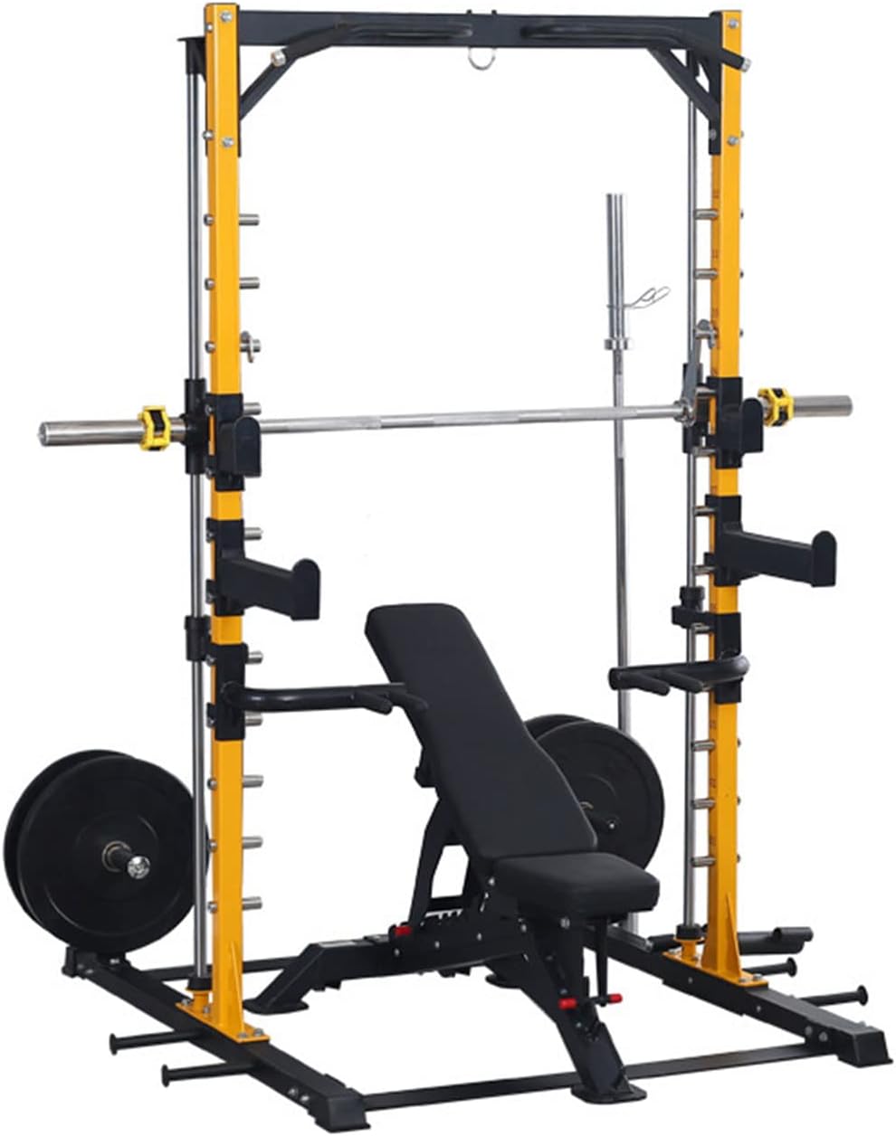 Training Rack Multifunctional Indoor Gantry Inclined Squat Bench Press Squat Rack (Excluding Barbell Blocks and Seats)