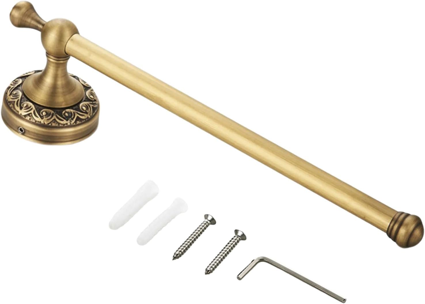 Copper Wall Mounted Tissue Holder Copper Single Towels Rails Rod Roll Dispenser Bathroom Accessory Wall Mounted Roll Holder