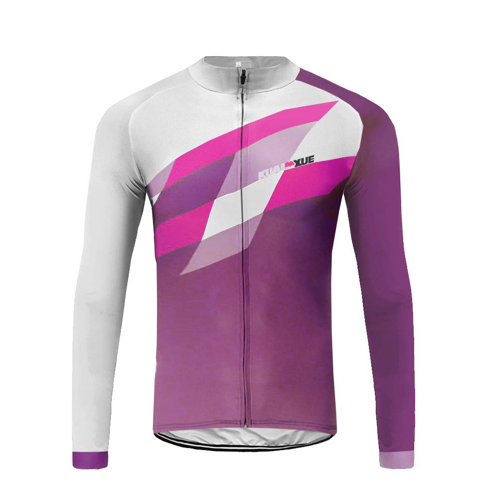 Ugly Frog Magliette Bici Invernale Uomo Maglia Ciclismo Manica Lunga Camicia MTB per Corsa Bici ZRML07