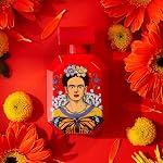 Frida Kahlo Red Eau de Toilette for Women – 2-Piece Set– Warm Floral Scent with Rose, Grapefruit, Jasmine, Vanilla – Long-Lasting – Contains 3.4oz Lacquered Bottle & a Purse Size Pen Spray Made in USA - Image 2