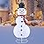 Tangkula 6 FT Lighted Pop-Up Christmas Snowman, Indoor Outdoor Christmas Decoration with 180 Pre-Lit LED Lights, Collapsible Snowman with Hat & Scarf for Home, Yard, Garden, Xmas Holiday Decoration