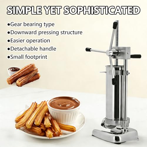 Machine à churro commerciale de 3 L en acier inoxydable durable - 3