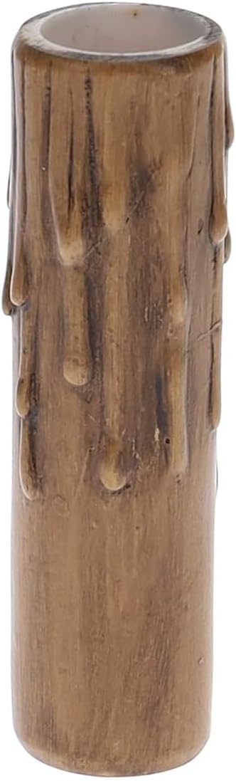 B&P Lamp® 4" Antique PolyBeesWax® Candle Covers, Fits Candelabra Sockets