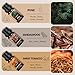 WUSEONY Classic Man Fragrance Oils Set, Mens Essential Oils Set - Pine, Sweet Tobacco, Bay Rum, Cologne, Copaiba, Sandalwood Candle Scents for Candle Making, Soap Making Supplies, Diffuser Oil Scents