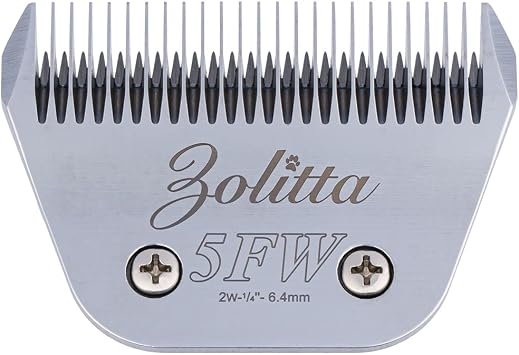 5WF Premium Professional Wide Clipper Blade, A5 Type High-Carbon Steel Attachment for Fast Grooming of Dogs, Cats, and Horses
