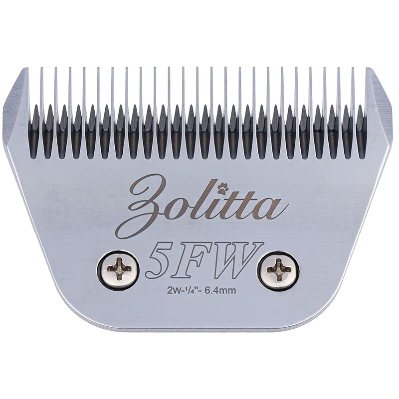 Lâmina de Tosa 5WF Wide Tipo A5 em Aço de Alto Carbono ZOLITTA para Cães, Gatos e Cavalos
