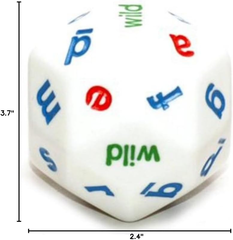 Koplow Individual White Alphabet Dice 30mm d30