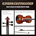 Violin 4/4 Full Set,Beginner Violin for Adults,Kids,Students,4/4 Violin with spruce,maple and ebony accessories,Full Size Violin with 13 pieces for Beginner Ages 11+,Performers Gift (Natural-A)