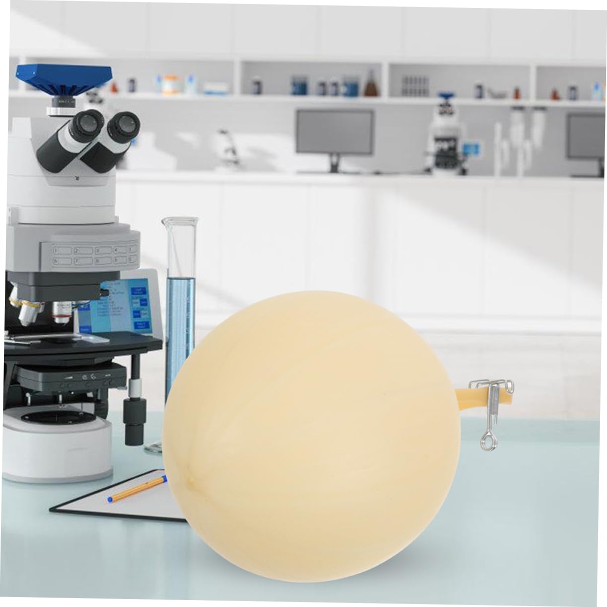 Cabilock 4pcs Latex Gas Sampling Balloon Inflatable Laboratory Gas Bladder Rubber Bladder Sampling Device for Labs