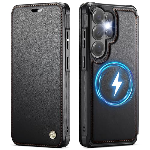 PlusnapX for Samsung Galaxy S26 Ultra - Slim Case Magnetic Wallet, Black