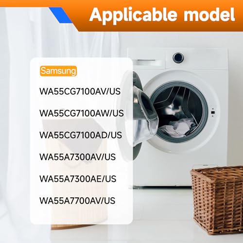 DC97-16350Q Washer Suspension Rods Kit (4 Pcs) Replace AP6806418 PS12708543 EAP12708543 Fit for Samsung WA55A7700AV WA55A7300AE WA55CG7100AV, WA55A7300AV, WA55CG7100AW, WA55CG7100AD by Tooneus - Used condition - Image 7