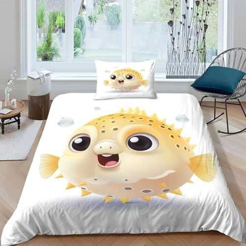 Parure de lit qualité hôtelière microfibre ultra douce Globefish - 2