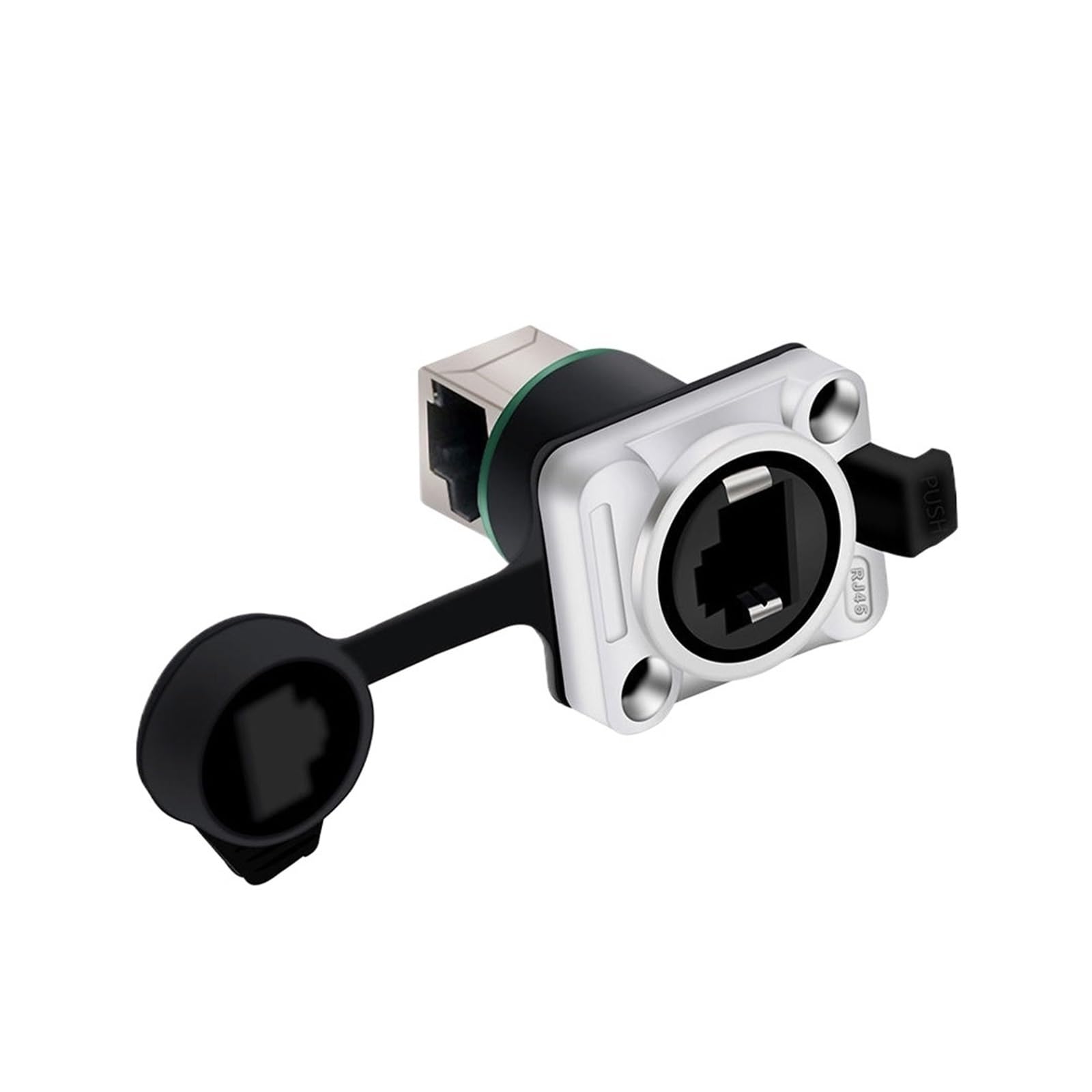 Connecteur Ethernet RJ45 Cat5 traversée murale type D pour prise réseau domestique
