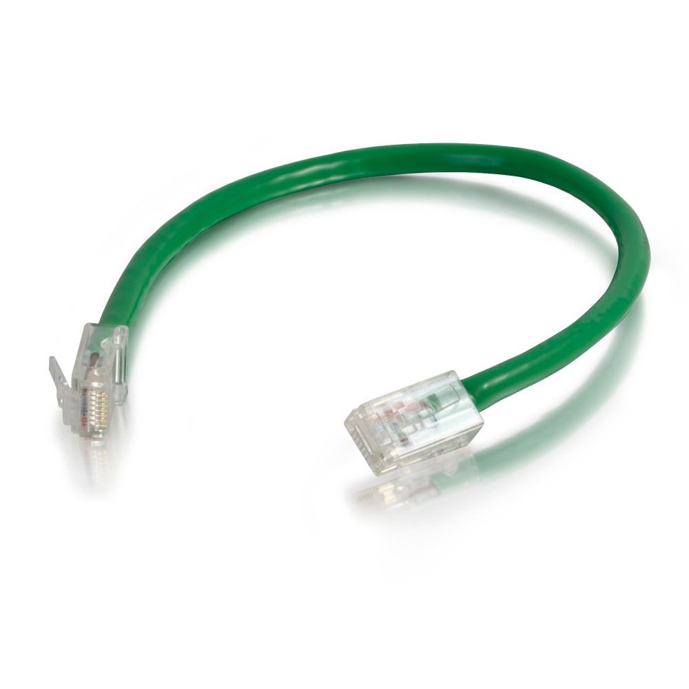 C2G 00543 Cat5e Cable - Non-Booted Unshielded Ethernet Network Patch Cable, Green (20 Feet, 6.09 Meters)