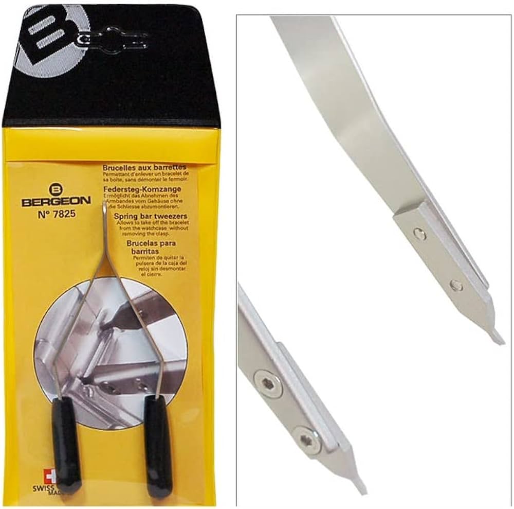 Amazon.co.jp: ベルジョン BERGEON ブレスレット用ピンセット 両つかみ