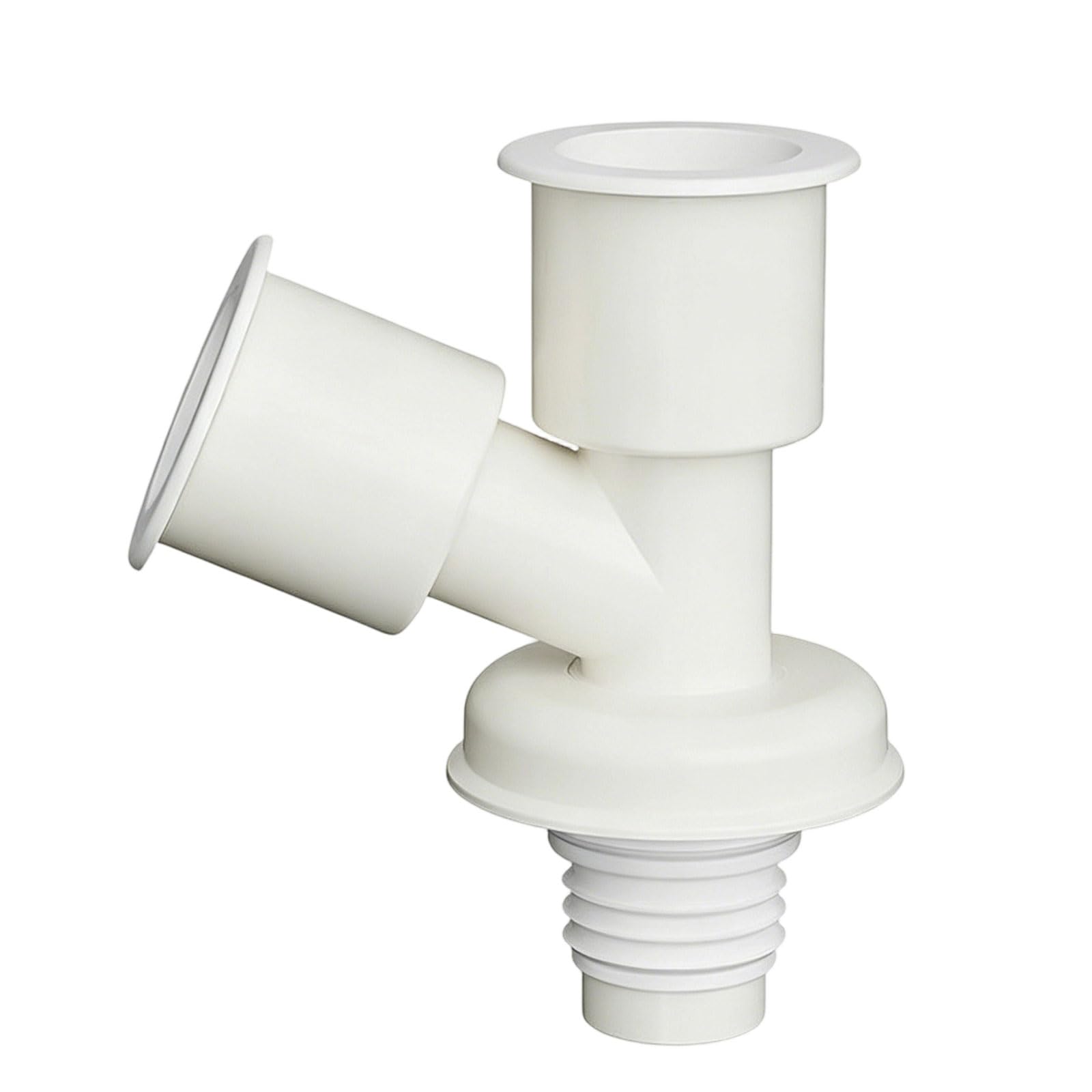 Laundry Drain Splitter Adapter Washing Machine Hose Connector for Balcony Washer Drain Routing in Household Use Laundry Hose Fitting Washer Coupler Home Connector Routing Part Balcony Accessory