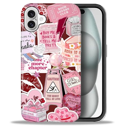 Coque iPhone 16 club de livre épicé idéale pour lire avec style