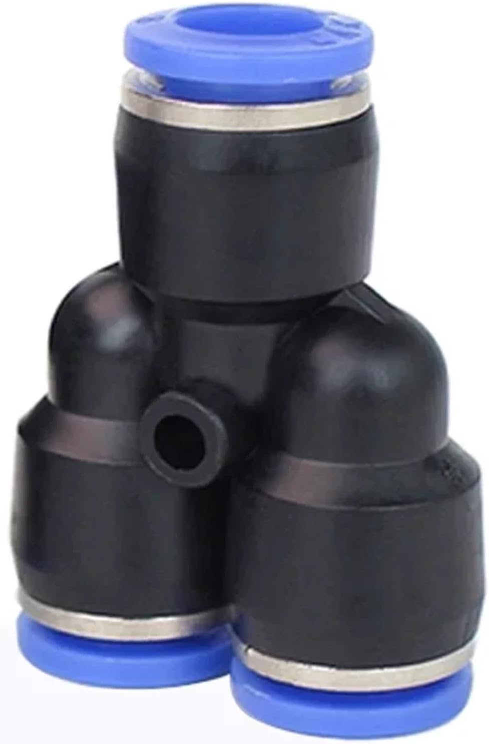 50PCS PY Premium Air Pneumatic Fittings 4mm 6mm 8mm 10mm 12mm Plastic Tee Fitting Quick Release Couplings Pipe Connector(PY-8)