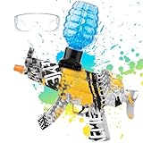 SteBvi Large Electric Gel Ball Toy , 2 Modes Automatic Splatter Toy , Splat Toy with Goggles