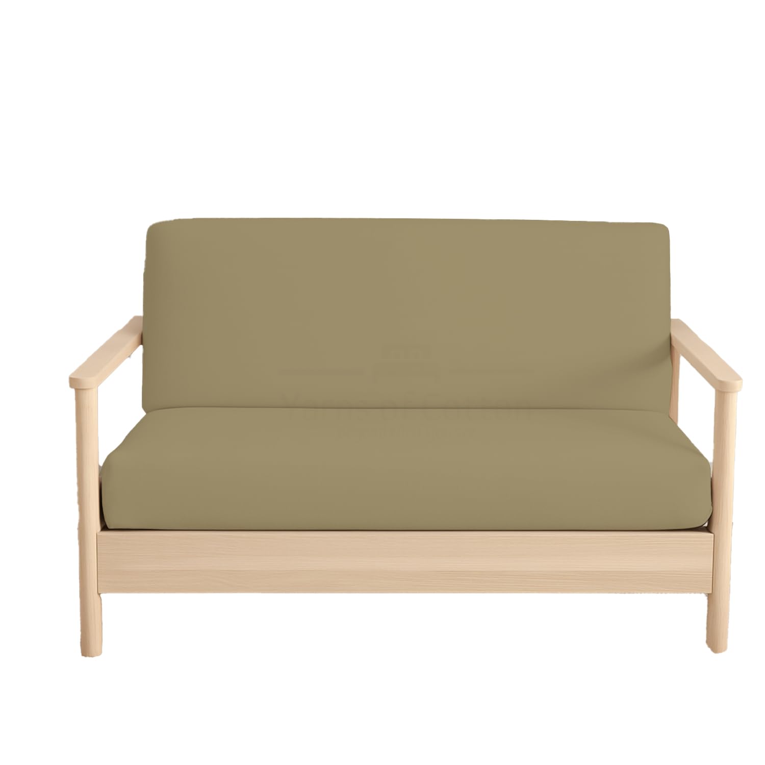 Full Size Futon Covers - 100% Egyptian Cotton Futon Slipcovers Taupe