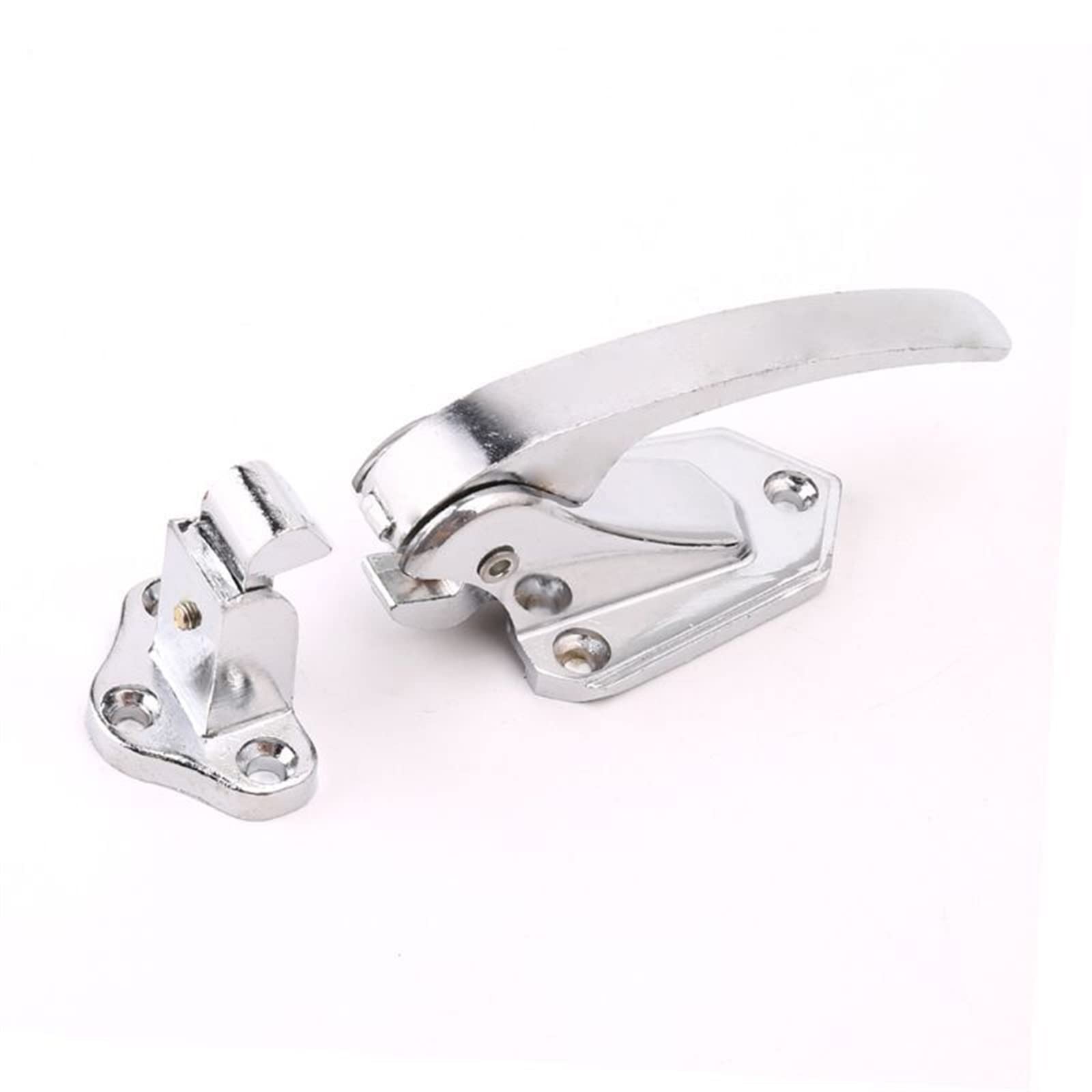 NVSFZGIYG Zinc Alloy Door Handle Lock Spring Loaded Pull Latch for Oven Refrigerator Freezer