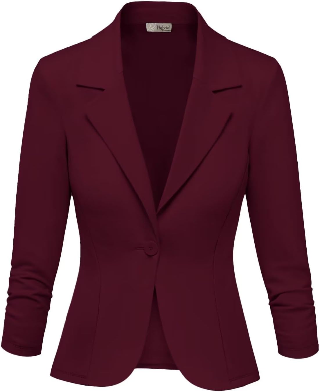 Hybrid & Company Women Super Comfy Ponte Office Blazer