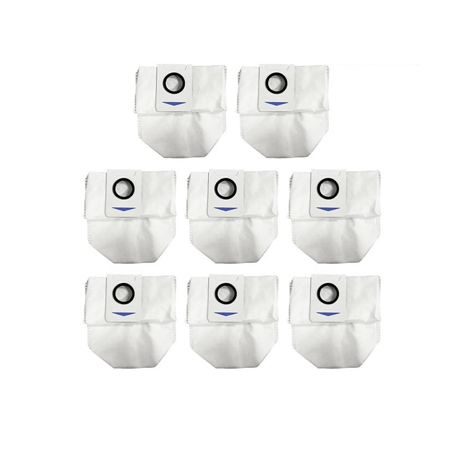 OUNCU Assembly Dust Bags,Compatible For Ecovacs Deebot X1 / X1 OMNI / T10 OMNI / T20 OMNI / X1S / T20 PRO Vacuum Cleaner Parts(8 Pcs)