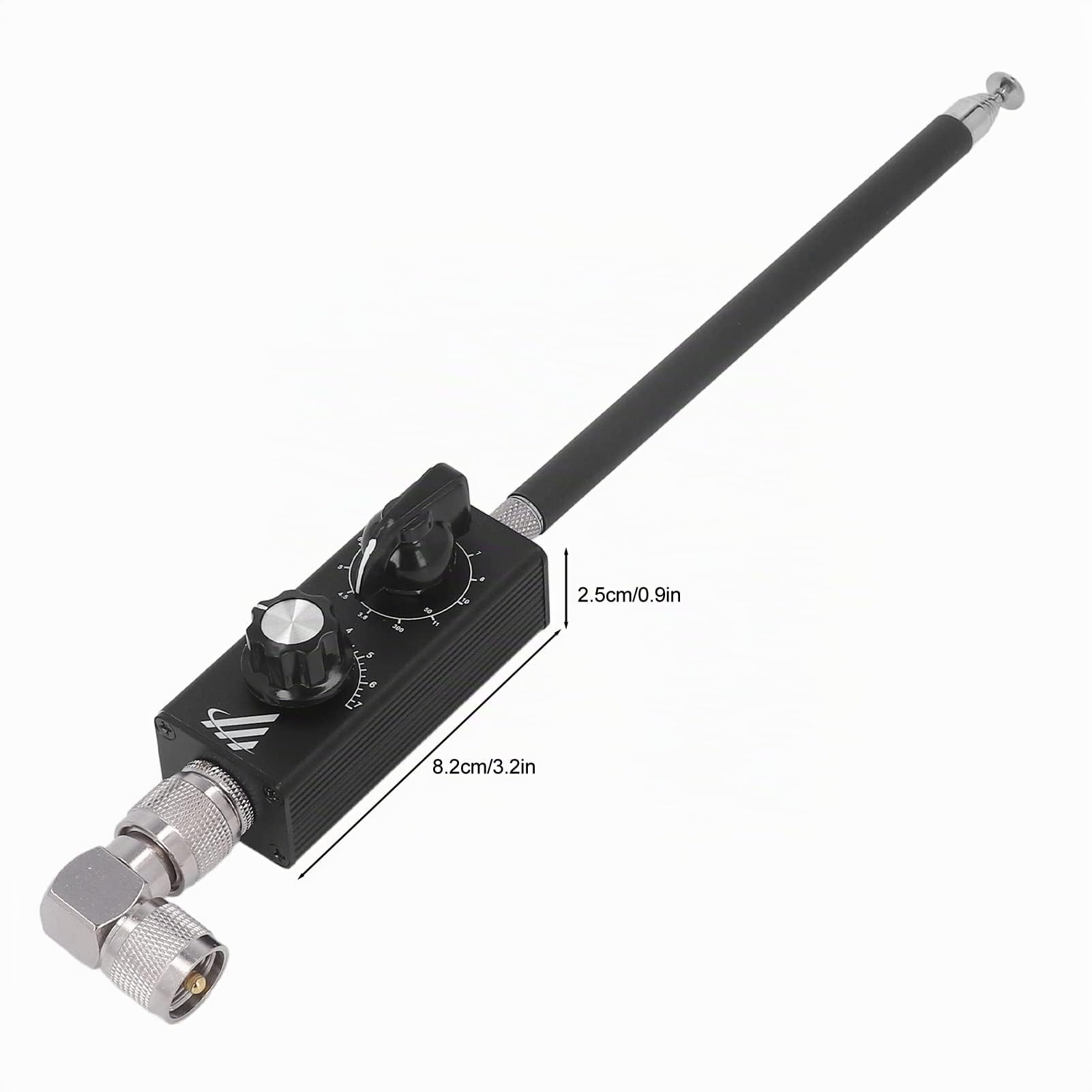 Antenna QRP a Onde Corte, Antenna Portatile QRP HF a Banda Intera Sintonizzata, Antenna FM Aviation UV a Piccolo per la Trasmissione della Ricezione del Segnale