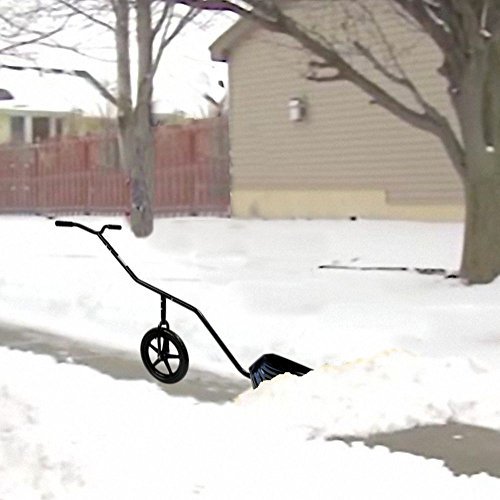 EasyGoProducts EGP-SNOW-001 EasyGo Lever Shovel with Adjustable Height, Wheeled Snow P