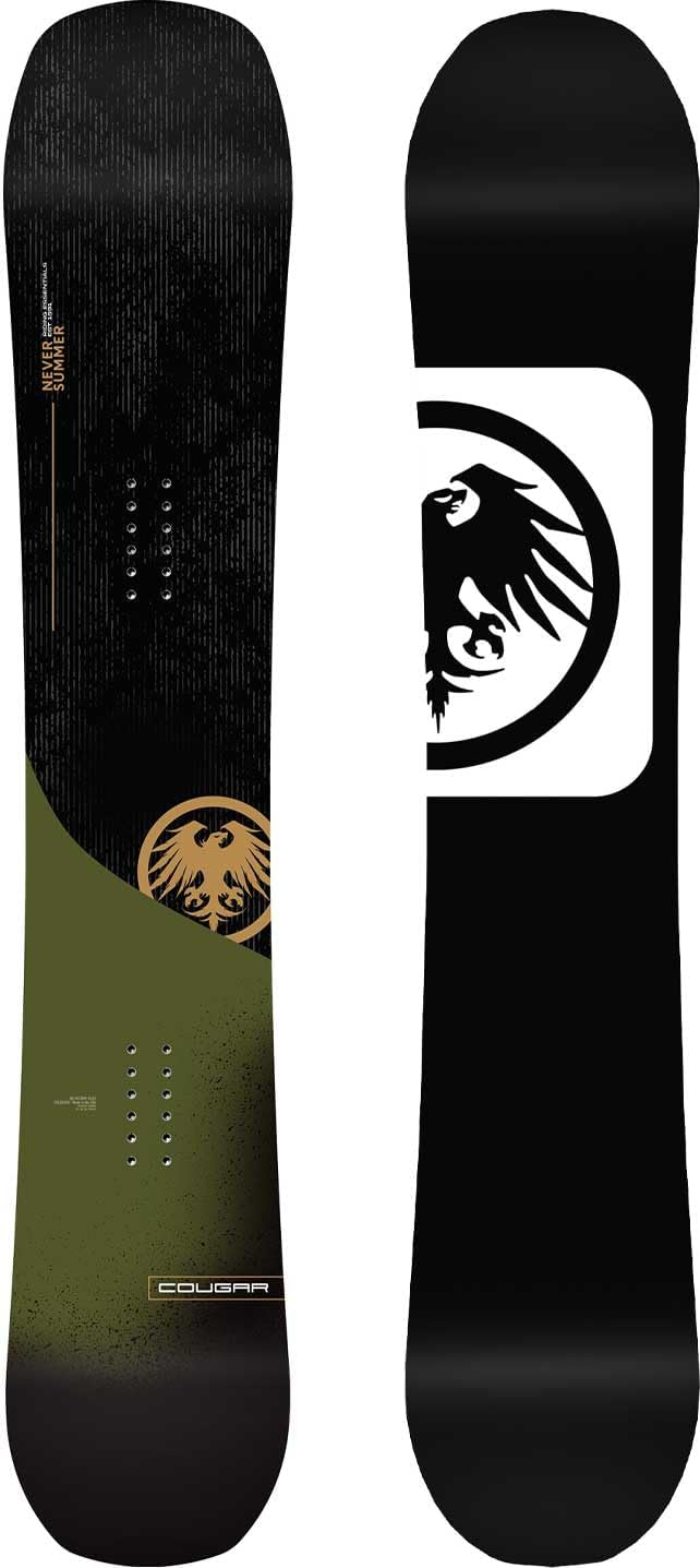 Men's 2025 Triple Camber Recurve Cougar Snowboard by Never Summer