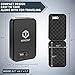 Gun Safe Lock Box, Portable Pistol Handgun Safe with Combination Lock One Gun Capacity Passport Money etc Safe Box for Home Office Car Travel