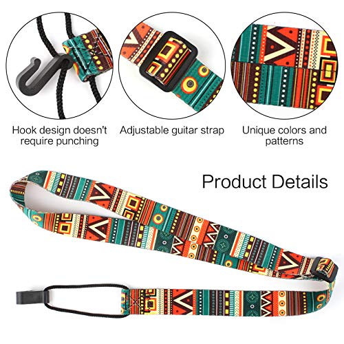Ukulélé Sangle, 4 Pcs Sangle de Guitare Electrique Réglable pour la Guitare la Basse le Ukulélé, Bandoulière de Guitare… - Les Beatles, Paul McCartney, John Lennon, RIngo Starr, George Harrison Ukulélé Sangle, 4 Pcs Sangle de Guitare Electrique Réglable pour la Guitare la Basse le Ukulélé, Bandoulière de Guitare… – Image 5