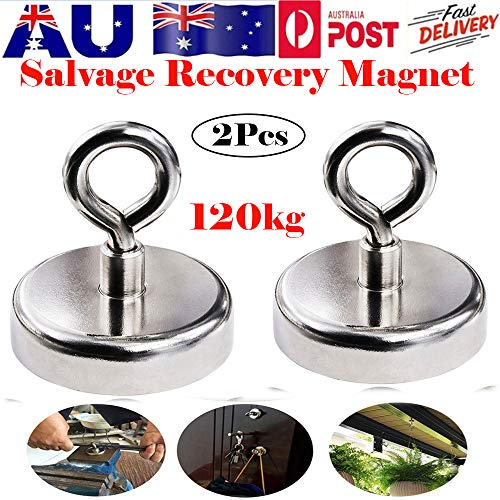 WINOMO Ganchos magnéticos Ferramenta de suporte de ganchos super forte 120 kg Sucção Decoração de Ca