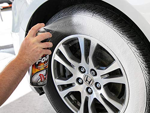 Meguiar's G13919 Hot Shine Tire Foam - Aerosol Tire Shine For Glossy, Rich Black Tires, 19 Oz #TOP4