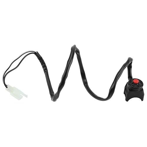 Miniatura 4 de Interruptor de bocina de manillar de motocicleta de 78 pulgadas, 0.866 in, interruptor de luz de parada universal para motocicleta, bicicleta, ATV