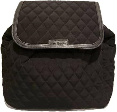 Vera Bradley Mochila Moda Classic Negro, Negro -