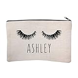 Personalized Eyelash Cosmetic and Makeup Bag