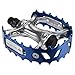 SE Bear Trap Bike Pedals Blue