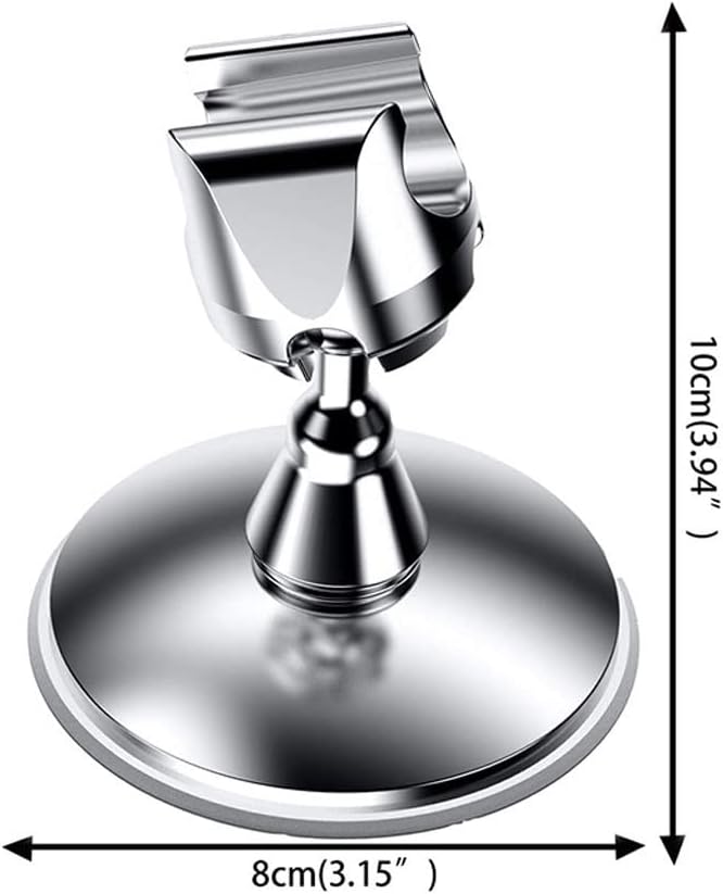 Shower Holder Chromeplate ABS Suction Cup No Drill Removeable Bracket