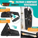 LOVPET® Transportbox Hund Katze Transporttasche XXXL 102x70x70cm | Hunde-Tragetasche Faltbare Katzentasche | Haustier-Transportbox inkl. Hundenapf & Schultergurt | für Katzen & Hunde Schwarz