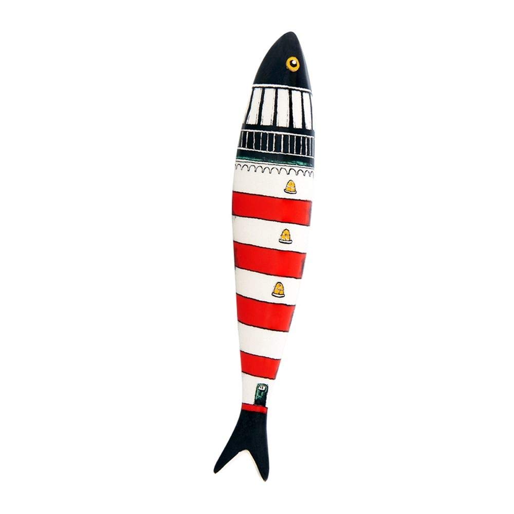 Sardine Bordallo Pinheiro céramique Phare décoration poisson