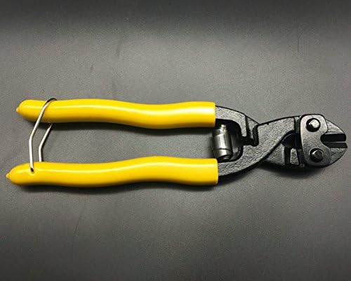NUZAMAS 10 Inch Fencing Pliers and 8 Inch Mini Bolt and Wire Cutter Set, for Fence Pliers Multi Purpose Parrot Beak Head Plier Bolts Chain Cable Cutting