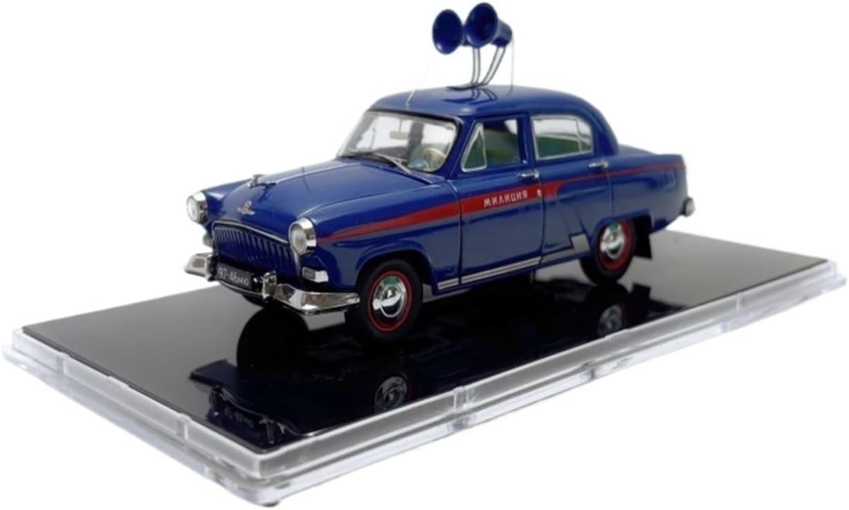 Metal Model Cars 1 43 for Volga GAZ M21 Alloy Multi-Color Collector's Edition Car Model Miniature Display(Black)