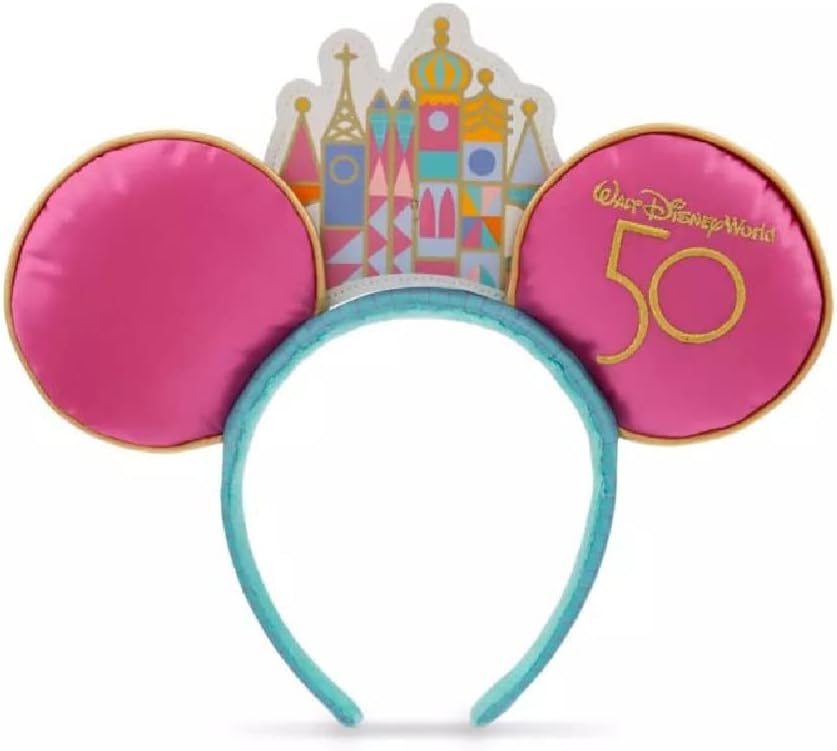 Mickey The Main Attraction It's A Small World Headband