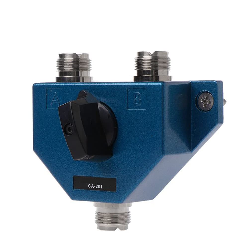 CA-201 Conmutador de Antena UHF Manual Antena Conector Hembra Adaptador Convertidor CB Antena de Radio Conmutador Coaxial Y98A